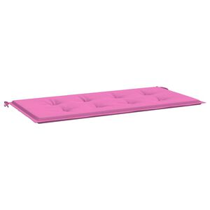 vidaXL Cuscino per Sedia Rosa 120 x 50 x 3 cm Tessuto Oxford