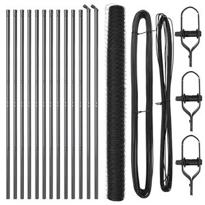 vidaXL Palo della recinzione Grigio