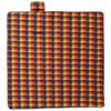 vidaXL Tovaglia Picnic Pieghevole Quadri Multicolore 200x200cm Velluto