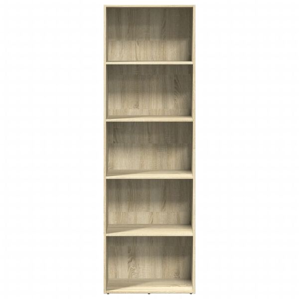 vidaXL Libreria Rovere Sonoma 60x30x189 cm in Legno Multistrato