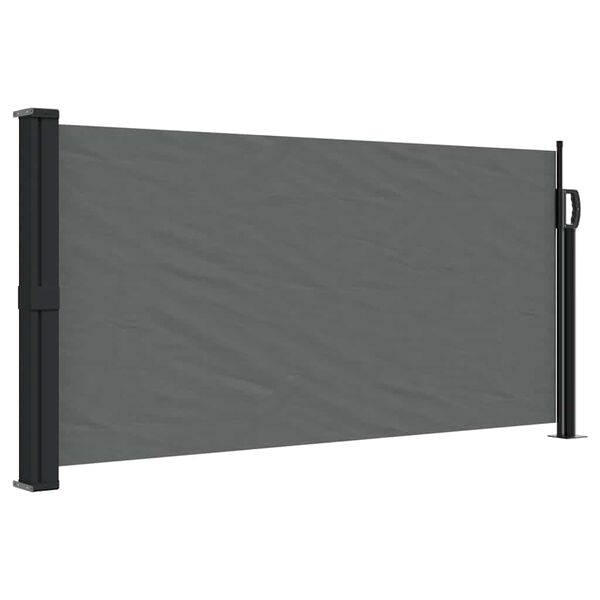 vidaXL Tenda da sole laterale retrattile antracite 100x500 cm