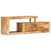 vidaXL Mobile Porta TV 120x30x40 cm in Legno Massello di Mango