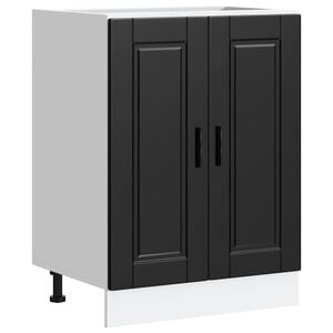 vidaXL Base da Cucina Porto Nero in Legno Multistrato