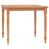 vidaXL Tavolo Batavia 85x85x75 cm Legno Massello di Teak