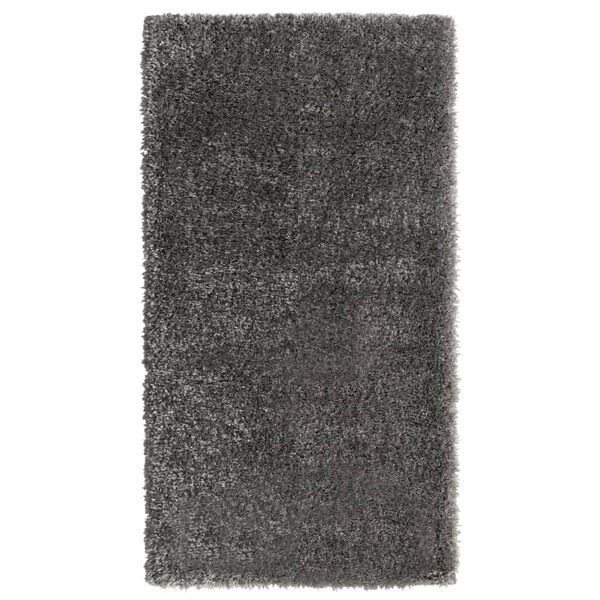 vidaXL Tappeto Shaggy a Pelo Lungo Antracite 80x150 cm 50 mm