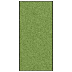 vidaXL Tappetino Altro Verde e Nero 120 x 250 cm Poliammide e PVC