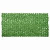vidaXL Paravento da Balcone con Foglie Verdi 300x150 cm