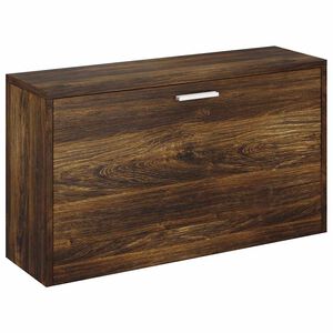 vidaXL Scarpiera Rovere Fumo 80x24x45 cm in Legno Multistrato