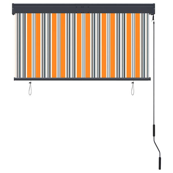 vidaXL Tenda a Rullo per Esterni 120x250 cm Giallo e Blu