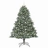 vidaXL Albero di Natale artificiale con 300 LED Verde 210 cm