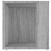vidaXL Tavolino Salotto Grigio Sonoma 33x33x34,5 cm Legno Multistrato