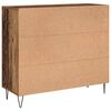 vidaXL Credenza Legno vecchio 90 x 32,5 x 80 cm Legno multistrato