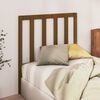 vidaXL Testiera per Letto ambra 106x4x100 cm in Legno Massello di Pino