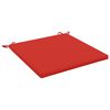 vidaXL Cuscini per Seduta SOEST 100% Poliestere Rosso 70 x 70 x 3 cm