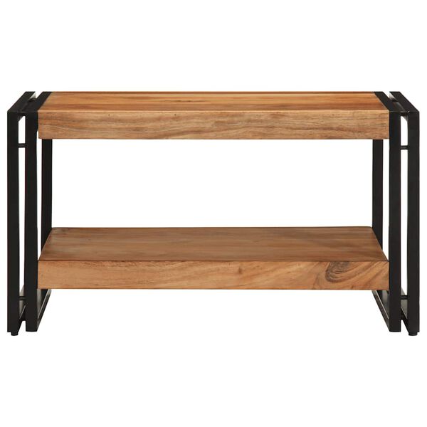 vidaXL Tavolino da Salotto 70x50x38 cm Legno Massello di Acacia