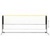 vidaXL Rete da Badminton Regolabile 400x103x94-158 cm in Metallo