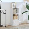vidaXL Libreria Bianca 31x24x77 cm in Legno Multistrato