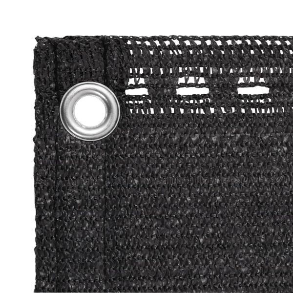 vidaXL Paravento da Balcone HDPE 75x500 cm Antracite