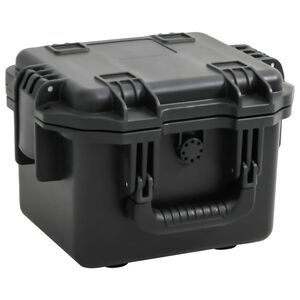 vidaXL Valigetta da Volo Portatile Nera 30x24,5x20 cm in PP