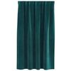vidaXL Tende con tende 2 pcs Verde scuro 140 x 140 cm Velluto