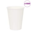 vidaXL Bicchieri da Caff&egrave; in Carta 1000 pz 12oz 300ml Bianco