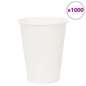 vidaXL Bicchieri da Caff&egrave; in Carta 1000 pz 12oz 300ml Bianco