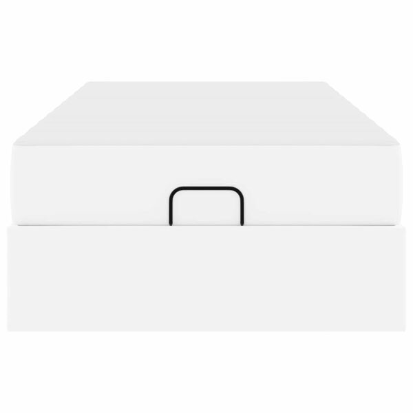 vidaXL Struttura del letto Bianco Puro 80 x 200 cm Pelle sintetica