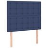 vidaXL Giroletto a Molle con Materasso Blu 120x190 cm in Tessuto