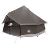vidaXL Tenda Tipi con tetto Marrone Grigio 400 x 400 x 250 cm