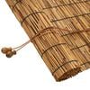 vidaXL Tenda a rullo Marrone 120 x 160 cm Giunco