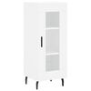 vidaXL Credenza Bianca 34,5x34x90 cm in Legno Multistrato