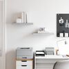 vidaXL Scaffali a Parete 2 pz Grigio Cemento 50x23x3,8 cm in MDF