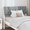 vidaXL Testiera imbottita Grigio chiaro 100 cm Pino massello
