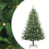 vidaXL Albero di Natale Artificiale Pre-illuminato con Set di Palline