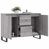 vidaXL Credenza Grigio Sonoma 101,5x35x70 cm in Legno Multistrato