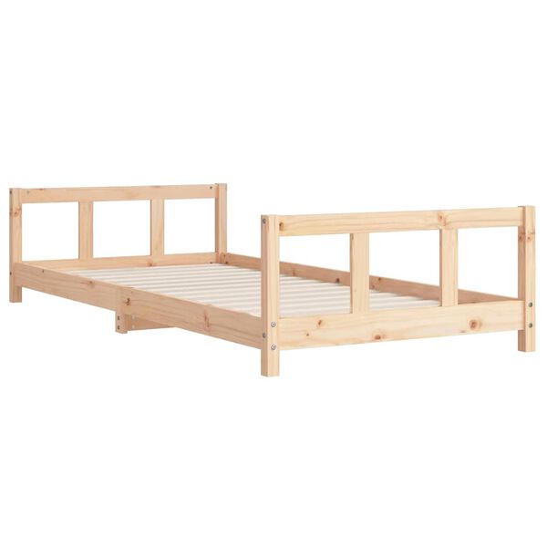 vidaXL Giroletto per Bambini 90x190 cm in Legno Massello di Pino