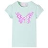 Maglietta Bambina Maniche Aletta Menta Chiaro 140