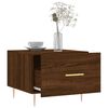 vidaXL Tavolini Salotto 2 pz Rovere Marrone 50x50x40 Legno Multistrato