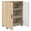 vidaXL Mobile da Bagno con archiviazione Rovere Sonoma 60 x 35 x 80 cm