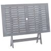 vidaXL Tavolo da Giardino Pieghevole 120x70x75cm in Massello d'Acacia