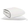 vidaXL Duvet Invernale con cuscino 2 pz Bianco Piuma d'anatra