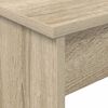 vidaXL Supporto per Tastiera Rovere Sonoma 130 x 32 x 64 cm