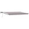 vidaXL Tenda retrattile manuale con LED 5 x 3 m