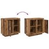 vidaXL Credenza Legno vecchio 80 x 40 x 75 cm Legno multistrato