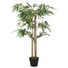 vidaXL Albero Bamb&ugrave; Artificiale 760 Foglie 120 cm Verde
