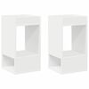 vidaXL Tavolino 2 pz Bianco 30 x 30 x 56 cm Legno ingegnerizzato