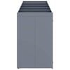 vidaXL Contenitore per Rifiuti per 6 Bidoni Grigio chiaro