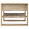 vidaXL Tavolino Salotto Rovere Sonoma 55,5x55x45 cm Legno Multistrato