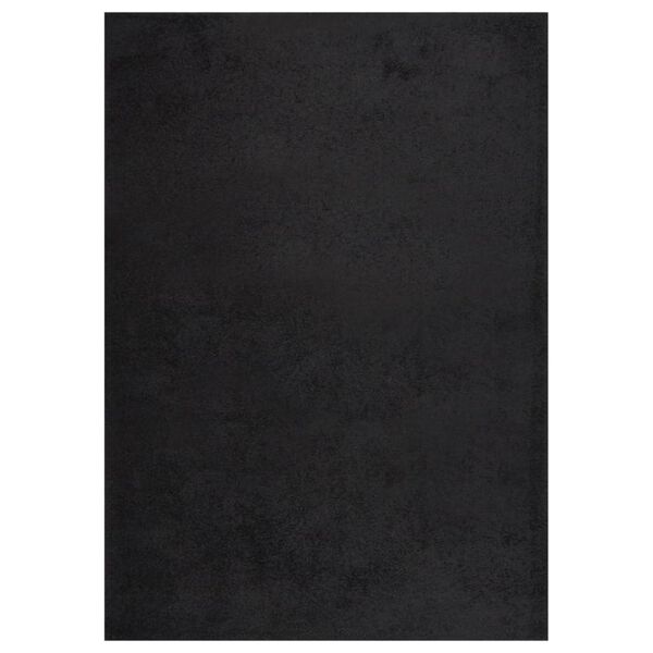 vidaXL Tappeto Shaggy a Pelo Alto Nero 120x170 cm