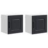 vidaXL Pannello lavastoviglie Kalmar 2 pcs Nero 40 x 31 x 40 cm